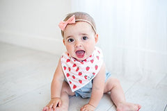 Copper Pearl Baby Bandana Drool Bibs for Drooling and Teething 4 Pack Gift Set for Girls "Georgia Set" by Copper Pearl