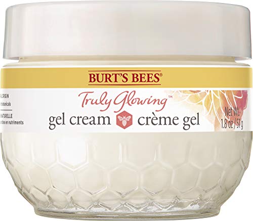 Burt's Bees Truly Glowing Replenishing Gel Face Cream, Face Moisturizer for Normal and Combination Skin, 99% Natural Origin, Developed with Dermatologists, 51g