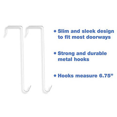 Delta Children 4 Pocket Over The Door Hanging Organizer, 2 Pack, Cool Grey