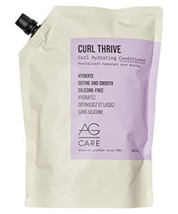 AG Care Curl Thrive Protein Conditioner for Curly Hair with Keratin Amino Acids - Ultra-Hydrating Moisture Conditioner for Defined, Healthy Curls, 33.8 Fl Oz (1 Liter Refill)