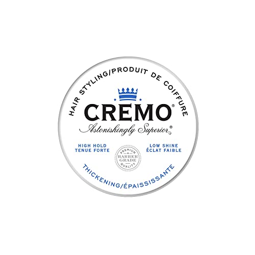 Cremo Premium Barber Grade Hair Styling Cream, Thickening