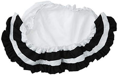 BabyDoll Bedding Modern Hotel Style II Bassinet Skirt, Black