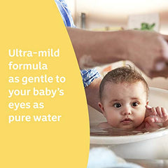 Johnson's Baby wash and shampoo for baths, head-to-toe, tear free, 800ml