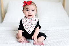 Copper Pearl Baby Bandana Drool Bibs for Drooling and Teething 4 Pack Gift Set "Dot" by
