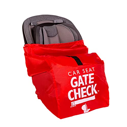 J. L. Childress Gate Check Air Travel Bag for Car Seats, Red