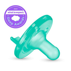 Philips Avent Soothie Snuggle Pacifier Holder with Detachable Pacifier, Sloth, 0m+, SCF347/07