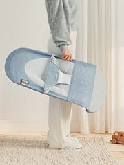 BabyBjörn Extra fabric seat for Bouncer Balance Soft, Mesh, Sky blue/White