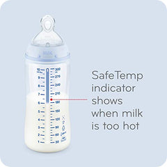 NUK Smooth Flow Bottle, Woodlands, 10OZ, 6PK, White Zebra