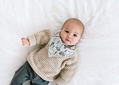Copper Pearl Baby Bandana Drool Bibs for Drooling and Teething 4 Pack Gift Set "Lumberjack"