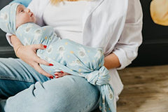 Copper Pearl Large Premium Knit Baby Swaddle Receiving Blanket Neil