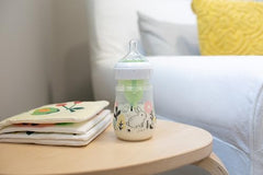 Dr. Brown’s Natural Flow Anti-Colic Options+ Wide-Neck Baby Bottle Designer Edition Bottles, Woodland Decos, 5 oz/150 mL, Level 1 Nipple, 2-Pack, 0m+