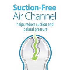 Dr. Brown's PreVent Pacifiers – Glow-In-The-Dark, Stage 2, 6-18 months, 2 Pack, Pink Dinosaur and Planet