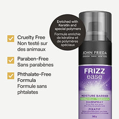 John Frieda Frizz Ease Moisture Barrier Flexible Hold Hairspray for Adjustable Control (340 g)