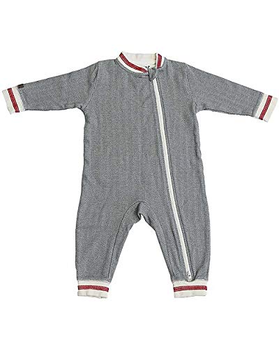 Juddlies - Organic Cottage Sleeper - Driftwood Grey - Large - 12-18m - Bedtime | Sleep | Nursery | Crib | Warm | Soft | Cotton