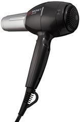 CHI Rocket Hair Dryer, Hair Dryer With Comb & Drying Nozzle Attachment, Quick-Drying For Shiny, Frizz-Free Hair, Lightweight & Low EMF