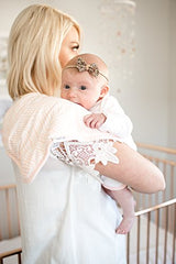 Copper Pearl 3-Pack Blush Burp Cloths Set