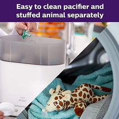 Philips Avent Soothie Snuggle Pacifier Holder with Detachable Pacifier, Sloth, 0m+, SCF347/07