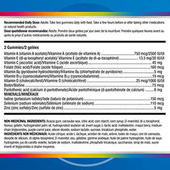 Centrum Men MultiGummies, Multivitamins/Minerals Gummies, Cherry, Berry, and Apple Flavours, 130 Count (Packaging May Vary)