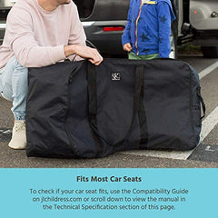 J. L. Childress Universal Side-Carry Car Seat Travel Bag, Black, One Size