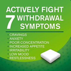 Nicorette Gum Smoking Cessation Product, Nicotine Replacement Therapy Aid for Adults, Doubles Quit Success, Spearmint Flavour, 2mg, 210 Pieces