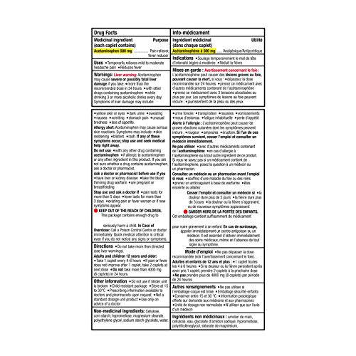 Extra Strength Pain Relief Acetaminophen 500mg - Zecoya