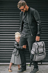 Ju-Ju-Be XY Collection Hatch Backpack Diaper Bag, Gray Matter