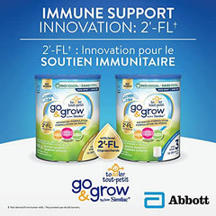 Similac Go & Grow Step 3 Toddler Drink with 2'-FL. Immune Support Innovation: 2'-FL, Powder, 12-36 Months, Milk Flavour, 850 grams