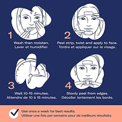 Bioré Deep Cleansing Pore Strips for Instant Facial Pore Unclogging and Blackhead Removal (8 Count)