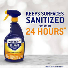 Microban 24 Hour Multi-Purpose Cleaner and Disinfectant Spray - Zecoya