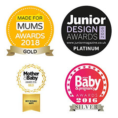 Bambino Mio, mioduo two-piece cloth diaper, sunflower power, size 1 (<21lbs)