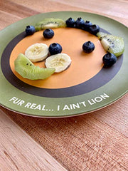 Red Rover 20050 Bamboo Animal Plates, Set of 4, Multi, Medium