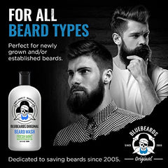 Bluebeards Original Fresh Mint Beard Wash With Peppermint Oil, 8 5 Fl Oz