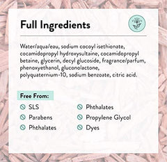 J.R. Watkins Sandalwood Vanilla Natural Daily Moisturizing Body Wash, Aloe and Green Tea, Hydrating Shower Gel for Men and Women, Free of SLS, USA Made and Cruelty Free, 532 Milliliters