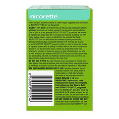 Nicorette Gum Smoking Cessation Product, Nicotine Replacement Therapy Aid for Adults, Doubles Quit Success, Spearmint Flavour, 2mg, 210 Pieces