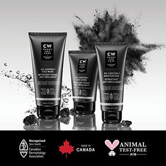 CW Beggs Oil Control+ Face Scrub for Men, Oily Skin, Hypoallergenic, Fragrance-Free, Paraben-Free, Alcohol-Free, Mineral Oil-Free, Cruelty-Free
