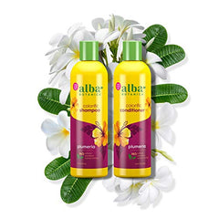 alba Bontanica Alba: Hawaiian Shampoo Colorific plumeria 12 Fl Oz, 12 ounces
