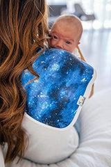 Copper Pearl Baby Burp Cloth Large 21''x10'' Size Premium Absorbent Triple Layer 3 Pack Gift Set "Galaxy" by Copper Pearl