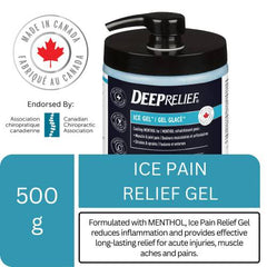 Deep Relief Ice Gel, Muscle and Joint Pain Relief, Reduces Inflammation, 500g