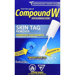 Compound W Skin Tag Remover System - At Home Skin Tag Removal Kit, 8 Freeze Applications