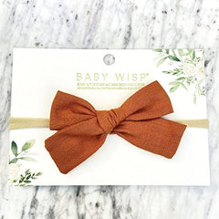 Baby Wisp - Headband - Victoria Bow - Ginger - Baby, Infant, Hair Accessory