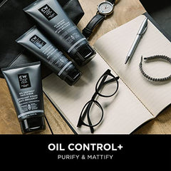 CW Beggs Oil Control+ Face Scrub for Men, Oily Skin, Hypoallergenic, Fragrance-Free, Paraben-Free, Alcohol-Free, Mineral Oil-Free, Cruelty-Free