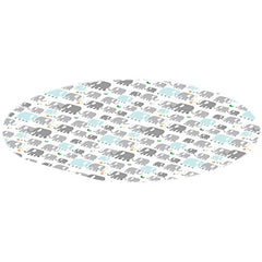 Kushies Cleanmat 54inch Waterproof Splash Splat Mat for Under High Chair Arts & Crafts Floor Protector Pet Mess Protector White Elephants