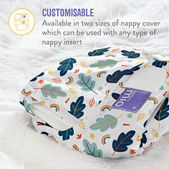 Bambino Mio, mioduo Cloth Diaper Cover, White, Size 2 (21lbs+)