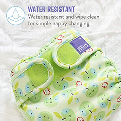 Bambino Mio, mioduo cloth diaper cover, little leaves, size 1 (<21lbs)