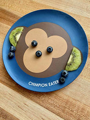 Red Rover 20050 Bamboo Animal Plates, Set of 4, Multi, Medium
