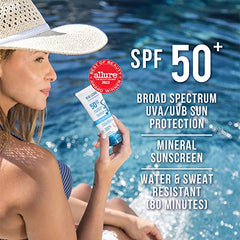 Blue Lizard Senstive SPF 50 Lotion, Mineral Sunscreen Bundle (Pack of 2)