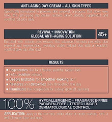 Marcelle Revival+ Skin Renewal Anti-Aging Day Cream, All Skin Types, 45+, Redensifying, Moisturizing & Smoothing, Cruelty-Free, Hypoallergenic, Paraben-Free, Fragrance-Free, Oil-Free, 50 mL