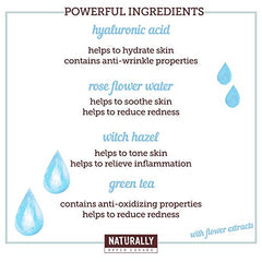 Naturally Hydrating Hyaluronic Acid Infused Sheet Mask, 5 Sheet Masks Included