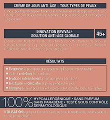 Marcelle Revival+ Skin Renewal Anti-Aging Day Cream, All Skin Types, 45+, Redensifying, Moisturizing & Smoothing, Cruelty-Free, Hypoallergenic, Paraben-Free, Fragrance-Free, Oil-Free, 50 mL