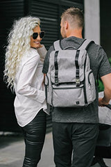 Ju-Ju-Be XY Collection Hatch Backpack Diaper Bag, Gray Matter